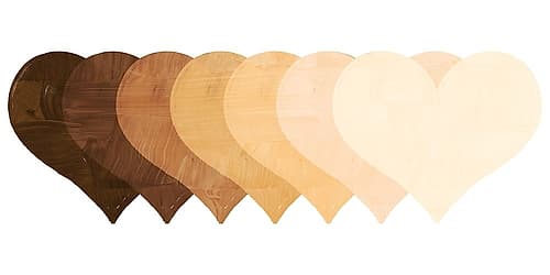 Heart Shades Nature Print