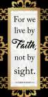 Live By Faith Art Print
