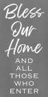 Bless Our Home Art Print