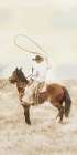 Wrangling Cowboy 2 Art Print