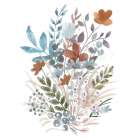 Soft Garden Flowers Art Print