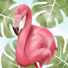 Emerging Flamingo 2 Art Print