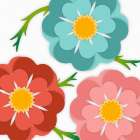 Vintage Flowers In The Wind 2 Art Print