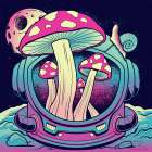 Space Fungi Art Print
