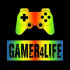 Colorful Gamer 4 Life Art Print