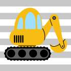 Kids Construction 1 Art Print