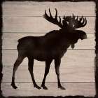Wandering Moose Art Print