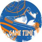 Game Time Clock Art Print