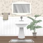 Natural Bathroom 1 Art Print
