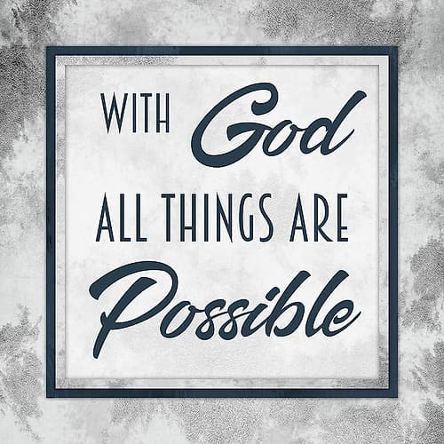 Possible Things Religious Print