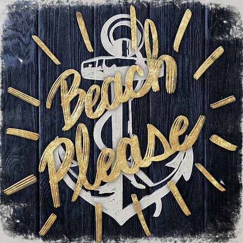 Beach Please 1 Art Print