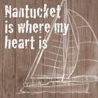 Nantucket Heart 1 Art Print