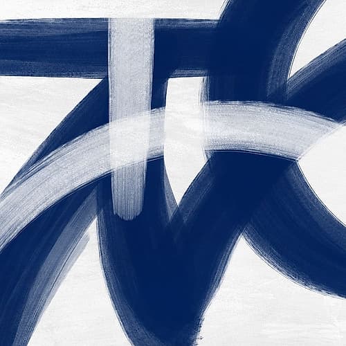 Indigo Statements 2 Art Print