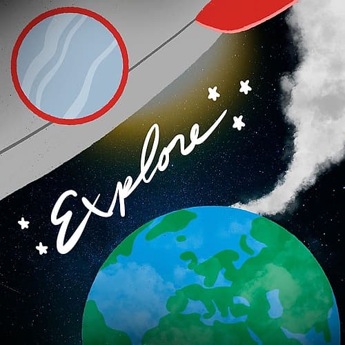 Space Explorer 1 Kids Print