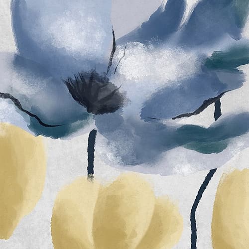 Winded Bloom 1 Art Print