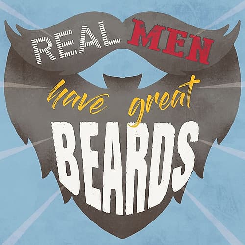 Real Beards 1 Art Print