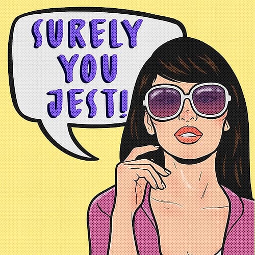 Surely You Jest 3 Whimsical Print