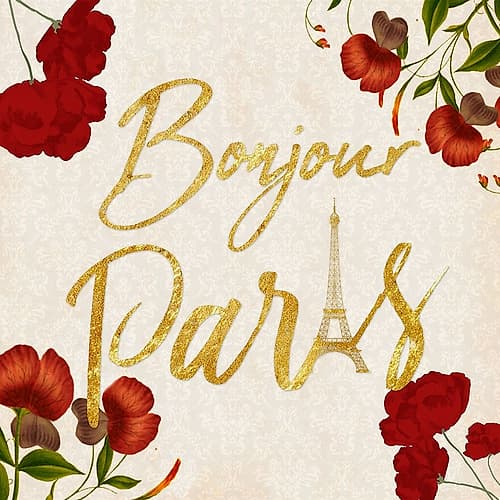 Bonjour Fall Art Print