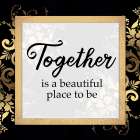 Golden Together Art Print