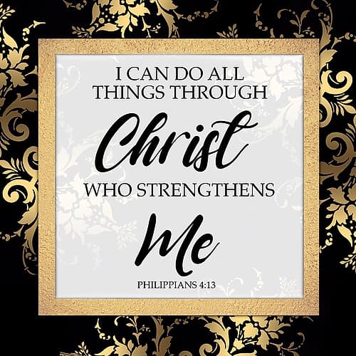 Stregthen Me Religious Print