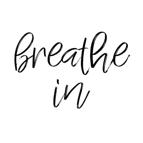 Breathe In 2 Signs Print