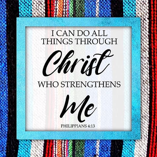 Strengthens Me Signs Print