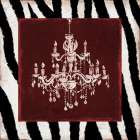 Crimson Safari Bath 2 Bathroom Art Print