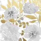 Gold Mid Day Bouquet 2 Art Print