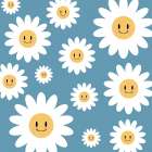 Happy Daisies Art Print