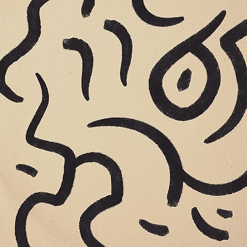 Calculated Brush Strokes Art abstrait reproduction