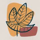 Fall Geometry Art Print