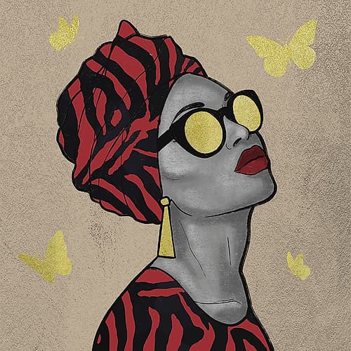 Breathtaking Natural Queen 2 Fashion Print
