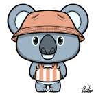 Kayden Koala Art Print