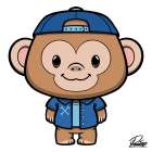 Ramsey Monkey Art Print