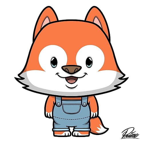 Riley Fox Kids Print