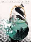 Teal Tea 4 Kitchen Print