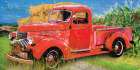 Country Roads Vintage Print