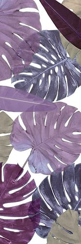 Purple Palms Nature Print