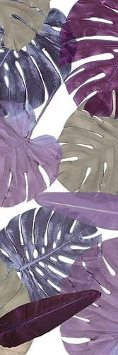 Purple Palms Mate Nature Print