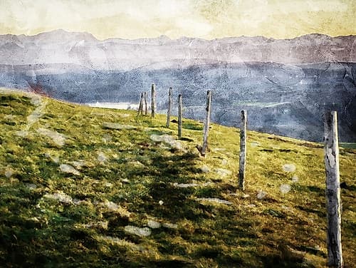 Walk On The Hill Landscape Print