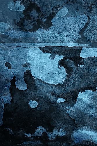 Burn Blue Part 1 Art abstrait reproduction