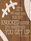 Knocked Down Art Print