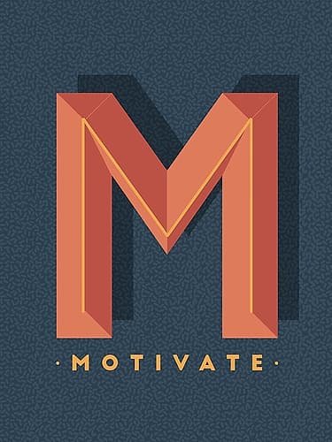 Motivate Inspirational Print