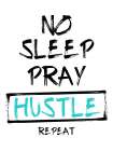 No Sleep Teal Art Print