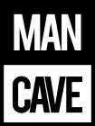 Man Cave Black & White Print