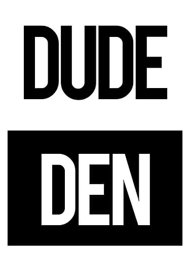 Dude Den Signs Print
