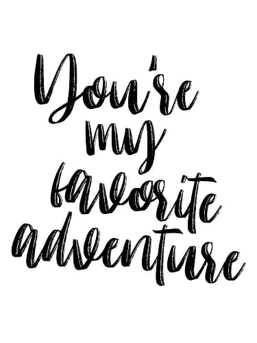 Your My Word Art Print