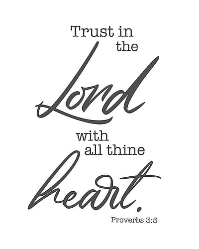 Heart Religious Print