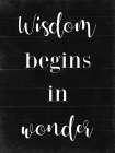 Wisdom B/W Art Print