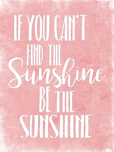 Sunshine Inspirational Print